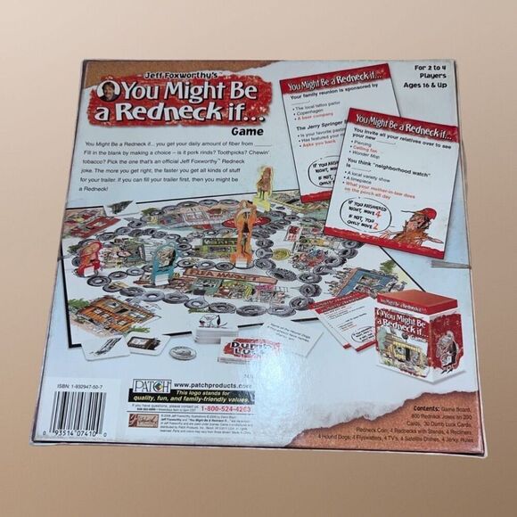 2006 Jeff Foxworthy's You Might Be A Redneck If.....Board Game COMPLETE - Picture 4 of 5